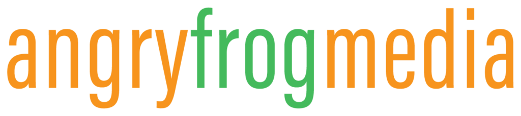 angry frog media site logo